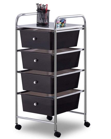 Giantex Rolling Cart with Drawers, Craft Organizer with Wheels