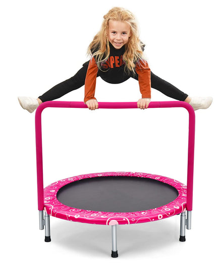 36-Inch Mini Kids Trampoline with Foamed Handle