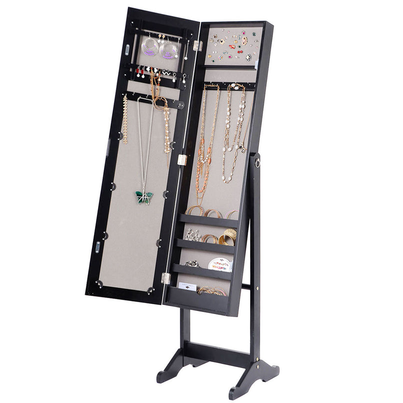 Giantex Jewelry Armoire with Full Length Mirror