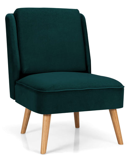 Giantex Comfy Single Sofa Chair w/Rubber Wood Legs