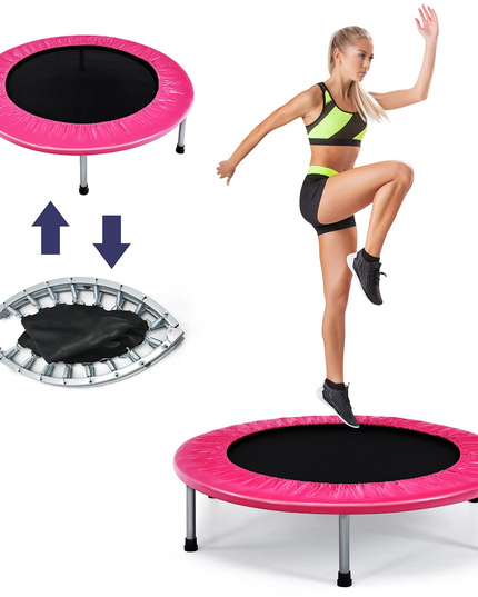 Portable Recreational Fitness Trampoline for Adults Kids