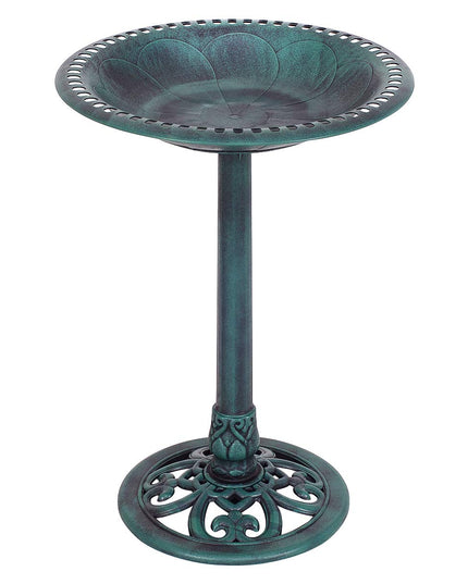 Giantex 28 Inch Height Pedestal Bird Bath Feeder Freestanding Antique Outdoor Garden Yard Patio Decor
