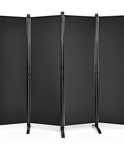 Giantex 4 Panel Room Divider, 5.6Ft Folding Screen, Home Office Freestanding Tall Partition
