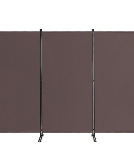 Giantex 6 Ft 3 Panel Room Divider, Folding Portable Privacy Screen w/ Durable Hinges Steel Base
