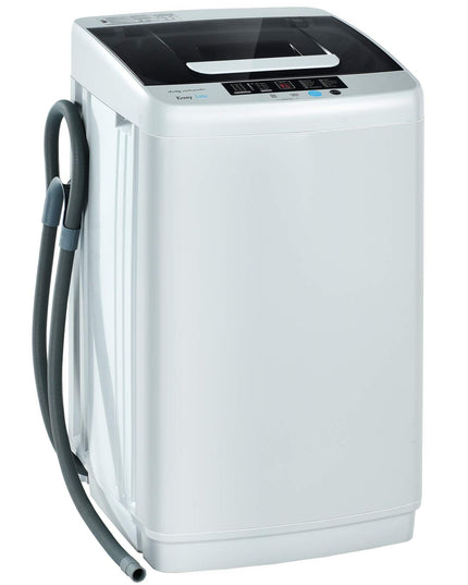 8.8lbs Washer and Dryer Combo, 1.04 cu.ft 10 Programs Built-in Drain Pump, Energy Saving Top Load Washer for Apartment Dorm - Giantexus