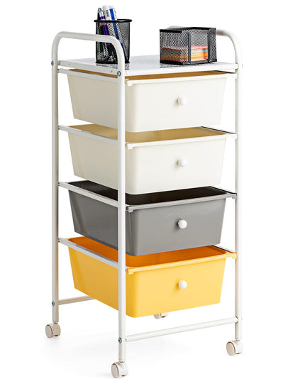 Giantex Rolling Cart with Drawers, Craft Organizer with Wheels