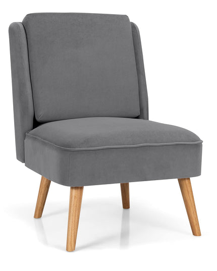 Giantex Comfy Single Sofa Chair w/Rubber Wood Legs