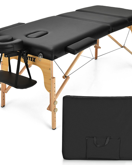 Giantex 84inch Folding Massage Table Spa Bed, 3 Folding Mode