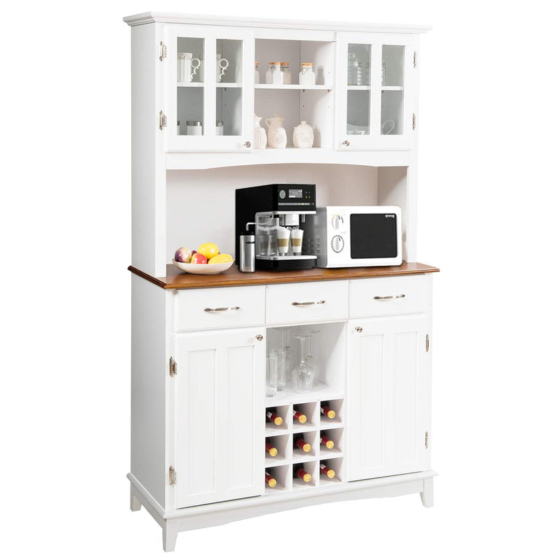 Giantex Buffet Hutch Cabinet, Kitchen Hutch Sideboard