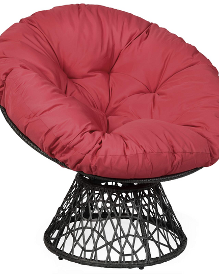 Giantex Rattan Round Papasan Chair