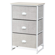 White / 3 Drawers