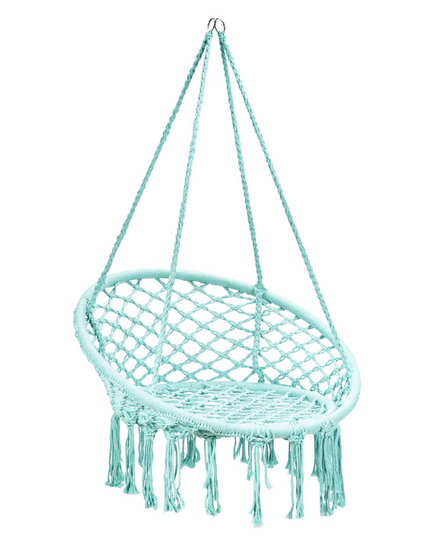 Hanging Hammock Chair, Macrame Hanging Chair 330 Pounds Capacity