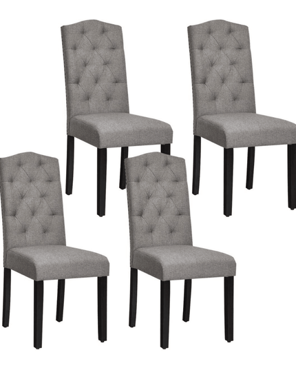 Giantex Parsons Chairs, Uphostered Kitchen Dining Chairs w/Wood Legs