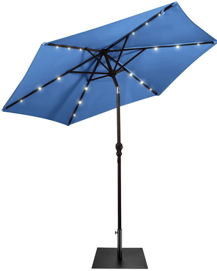 Giantex Patio Umbrella with Umbrella Base Stand 40 LBS Steel