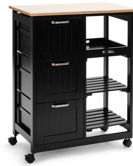Giantex Kitchen Island Cart, Home Bar Serving Cart