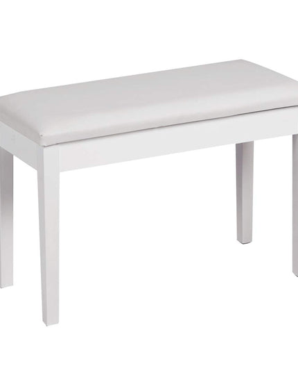 Giantex Piano Bench W/Padded Cushion and Music Storage, Comfortable Double Duet Seat