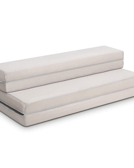 Giantex 4" Thick Folding Portable Mattress Pad Sofa Bed with Carrying Handles