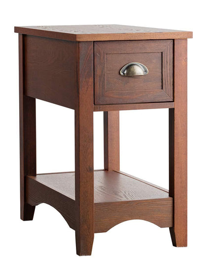 Chair Side End Table with Drawer - Giantexus