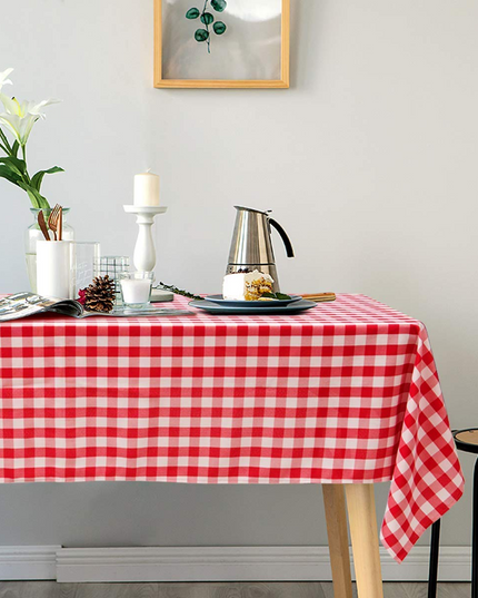 Giantex Decorative Buffalo Plaid Table Cover for Kitchen Dining Wedding Party