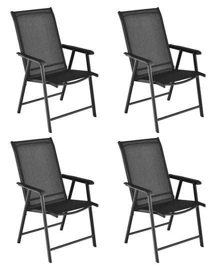 Giantex Patio Dining Chairs, Outdoor Chairs, Portable Folding Chairs
