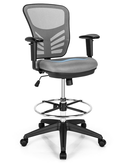 Giantex Mesh Drafting Chair, Standing Desk Chair