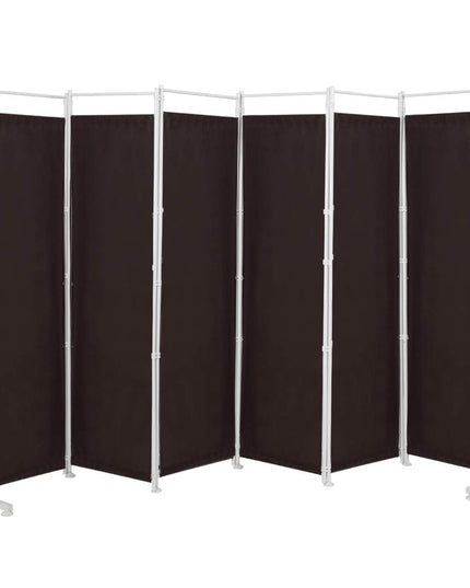 Giantex 6 Panel Room Divider, 6 Ft Folding Screen with Steel Support Base