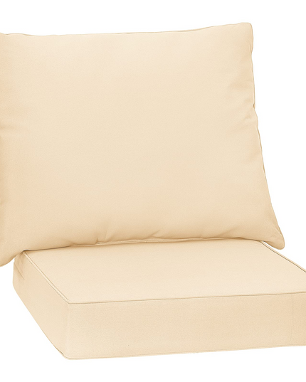 Giantex Patio Cushion Set with Pillow, Deep Seat and Back Cushion