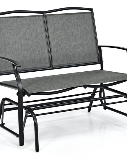 Giantex Patio Glider Stable Steel Frame for Outdoor Backyard