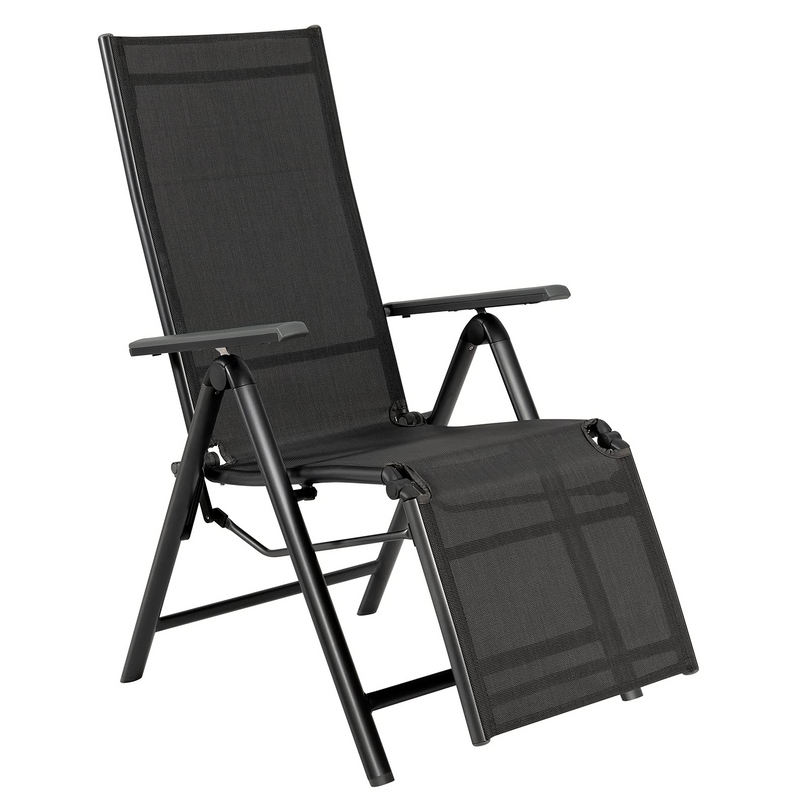 Giantex Reclining Patio Chairs Folding Lounge Chair