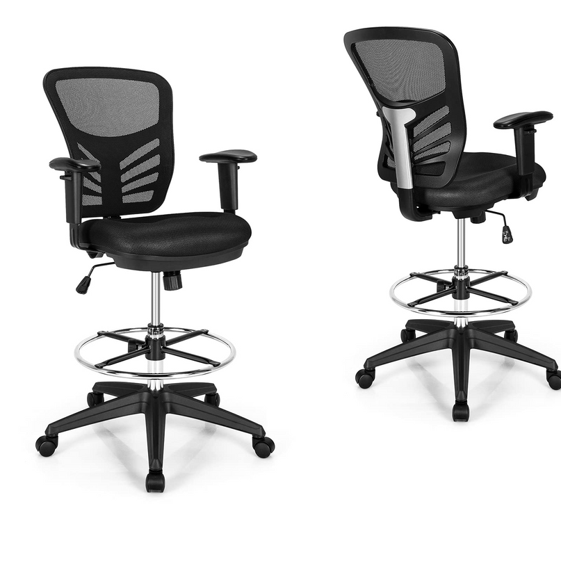 Giantex Mesh Drafting Chair, Standing Desk Chair