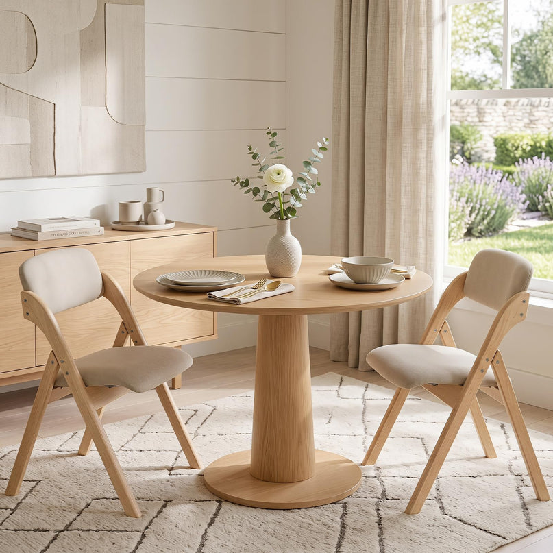 Giantex Folding Dining Chairs Set of 2/4 for Home Living Room Compact Apartment
