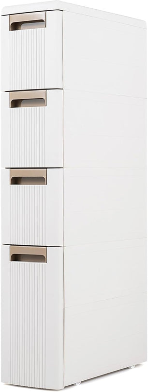 Giantex 3-Tier/ 4-Tier Narrow Rolling Storage Cabinet (1/2)