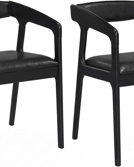 Giantex Fauteuil Moderne - Fauteuil rembourré en cuir PU avec dossier confortable et coussin d'assise rembourré
