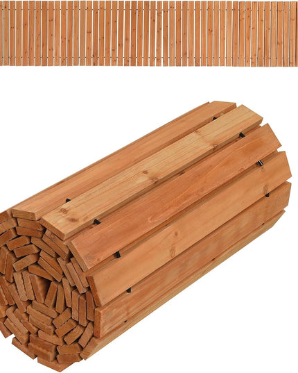 Giantex 12 FT Wooden Garden Pathway with Non-Slip Surface (1/2)