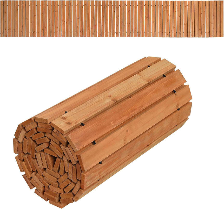 Giantex 12 FT Wooden Garden Pathway with Non-Slip Surface (1/2)