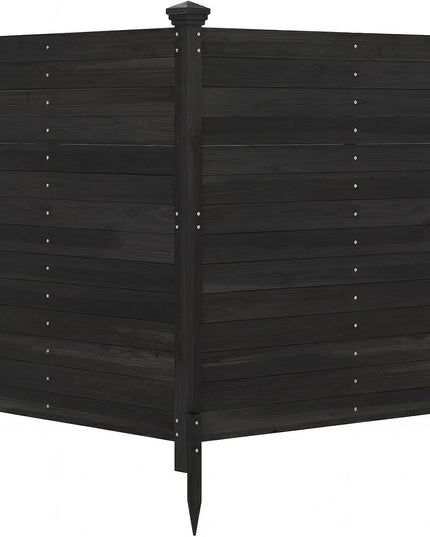 Giantex Wooden Privacy Fence with Stakes (47" W x 45.5" H)