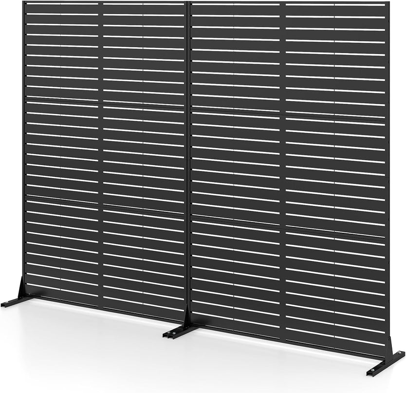 Giantex Metal Privacy Screen 72" H x 48" W for Garden