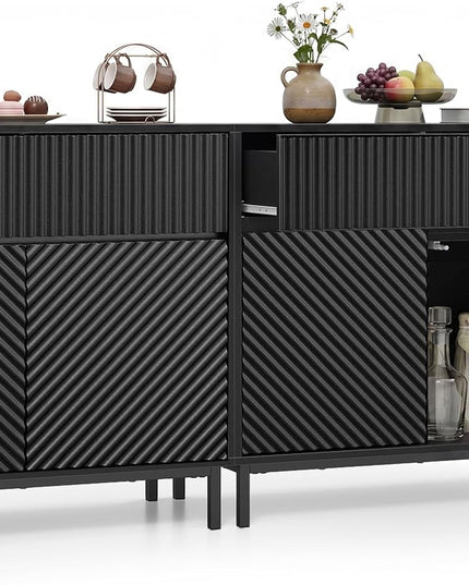 Giantex 32" Wide Buffet Cabinet with 2 Doors and 1 Drawer (1/2)