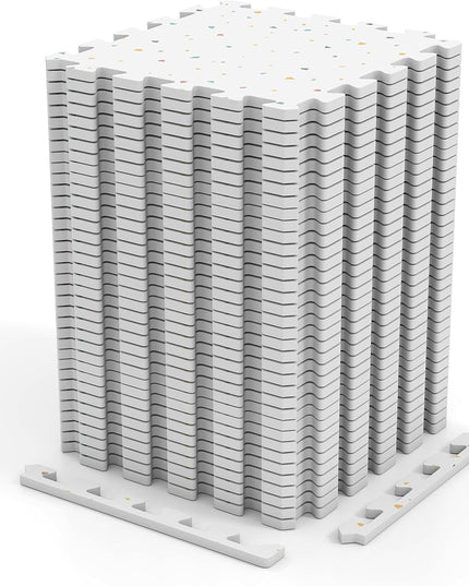 Giantex 0.4" Thick Non-Slip Interlocking EVA Foam Floor Tiles with Borders