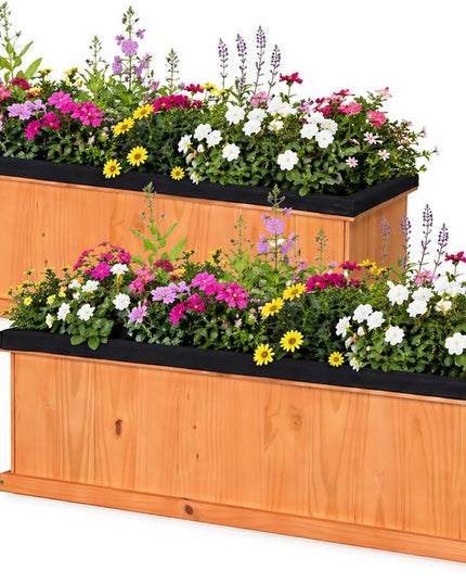 Giantex 44" x10" x12" Raised Garden Bed with 3 Drainage Holes (1/2)