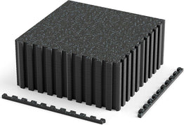 Black/Blue Speckled / 18 Tiles | 72 Sq Ft
