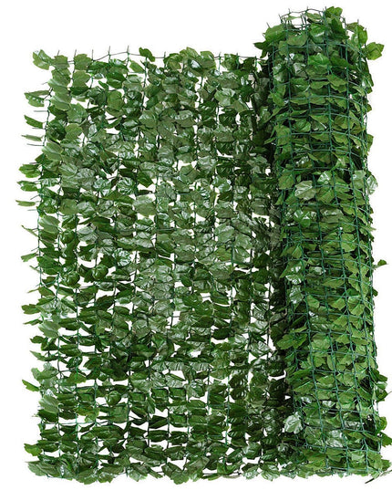 Artificial Hedges Faux Ivy Leaves Fence Decorative Trellis Privacy Fence Screen Mesh (59"x95") - Giantexus
