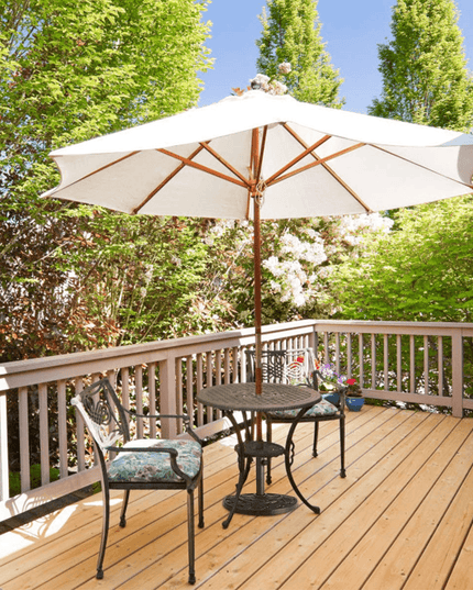 Giantex 20" Outdoor Patio Half Round Umbrella Base Stand, Black - Giantexus