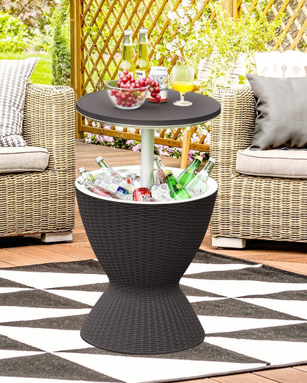 Giantex Cool Bar Table, 8 Gallon Beer and Wine Cooler