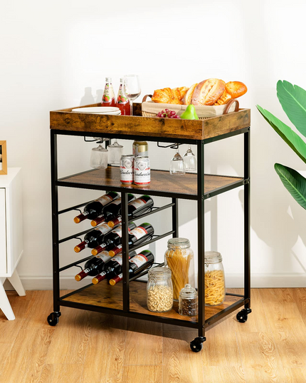 Giantex Island Cart, Rolling Kitchen Trolley
