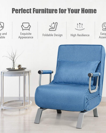 Giantex Convertible Sofa Bed Sleeper Chair