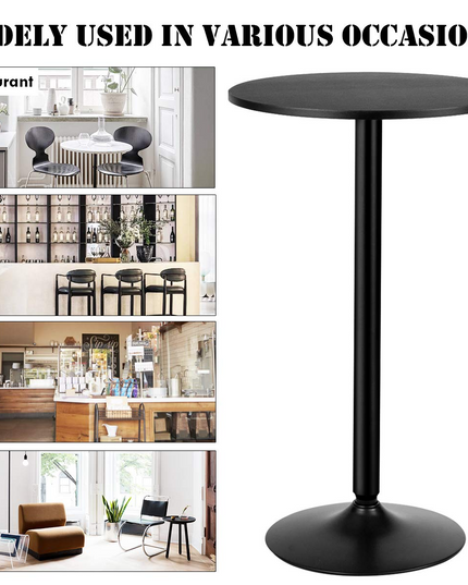 Giantex Pub Bar Table 24-Inch Round Top 40-Inch Height Modern Style