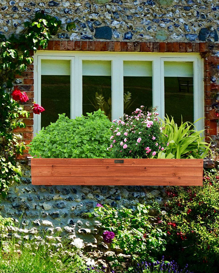 Raised Garden Bed Flower or Vegetable Planter (36" L X 7" W X 6" H)