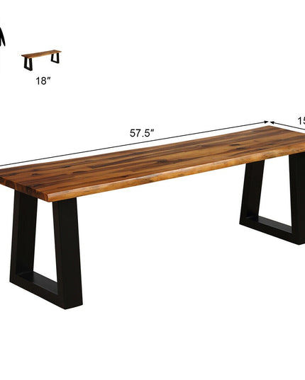 Giantex Wooden Dining Bench Seating