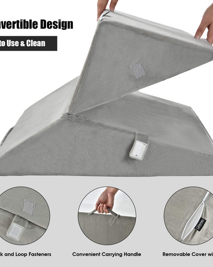 Giantex Bed Wedge Pillow, Adjustable 9&12 Inch